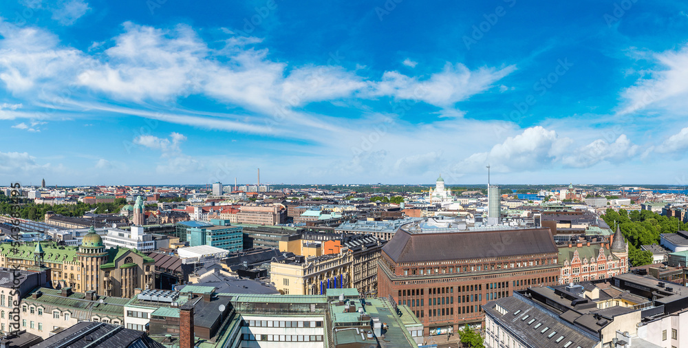 Panoramic view of Helsinki