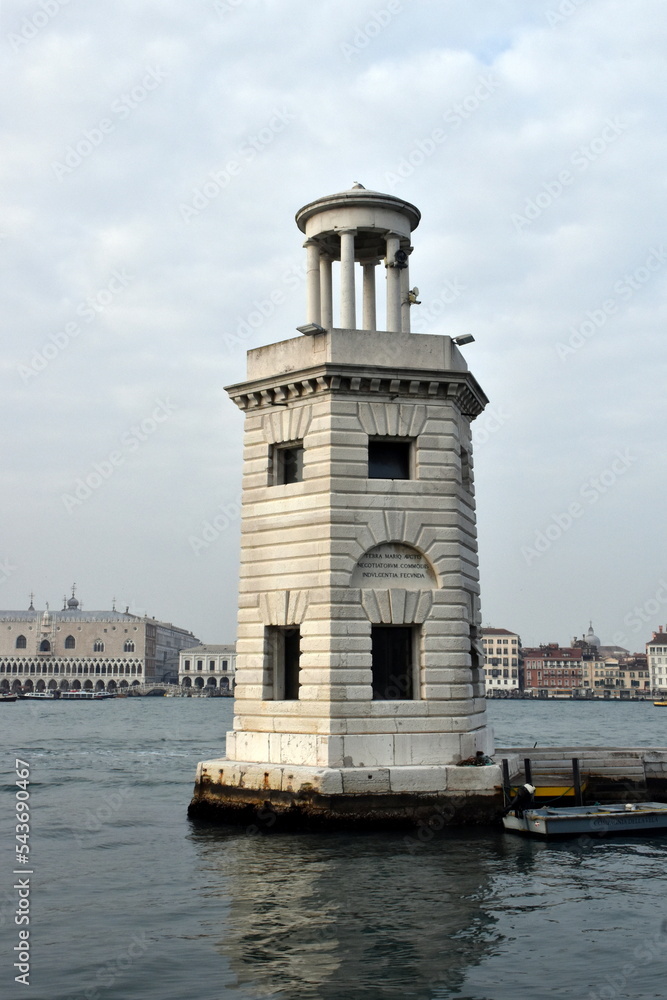 Leuchtturm auf San Giorgio Maggiore in Venedig