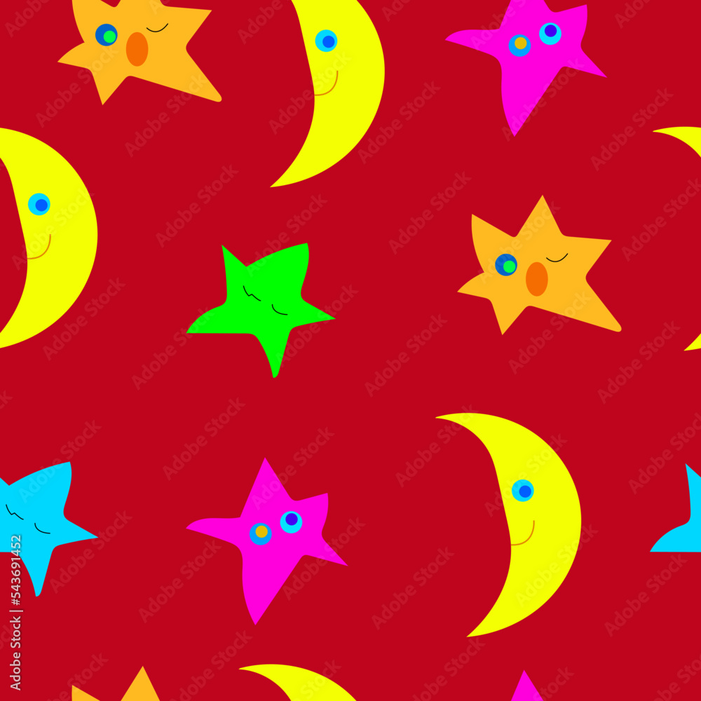 Naklejka premium pattern star