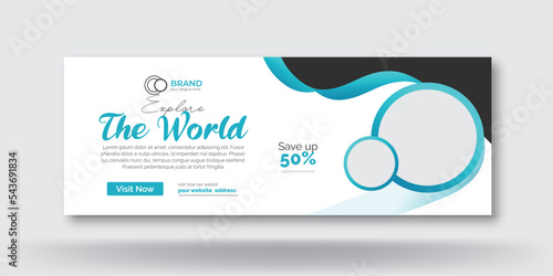 Corporate travel Facebook Cover Design