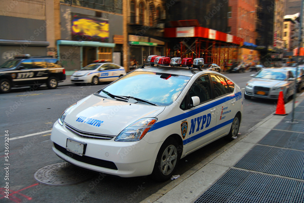 Voiture de Police américaine NYPD, New York City Voiture de Police américaine NYPD, New York City