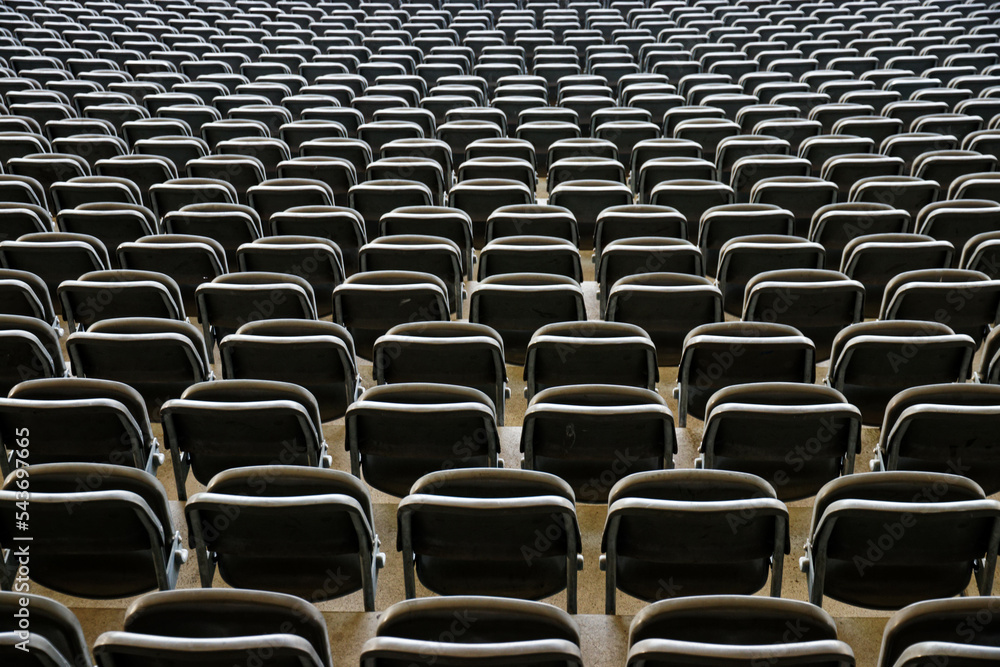 Naklejka premium seats in multiple rows