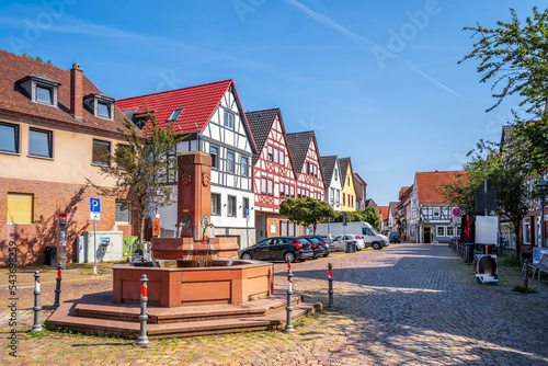 Historical city of Nidderau, Hessen, Germany 