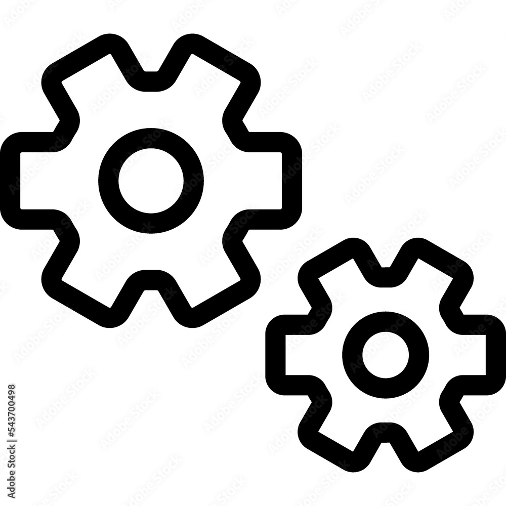 Settings line icon Settings line icon