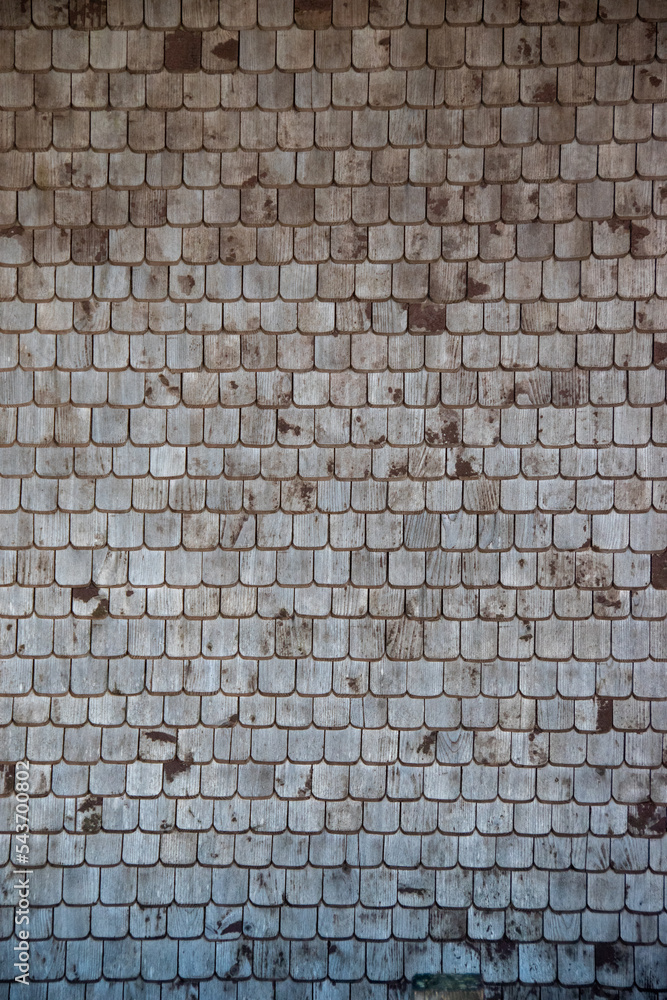 Obraz premium wooden tiles of a roof