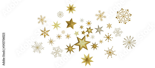 Snowflakes Falling On Snow - Winter Banner