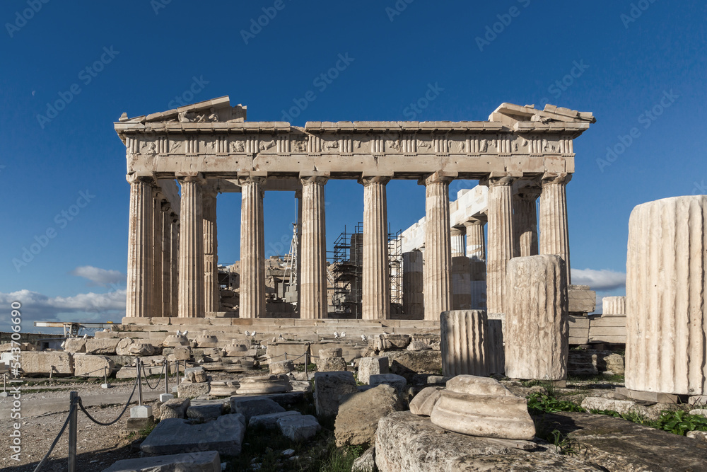 Fototapeta premium Parthenon at the Acropolis of Athens, Attica, Greece