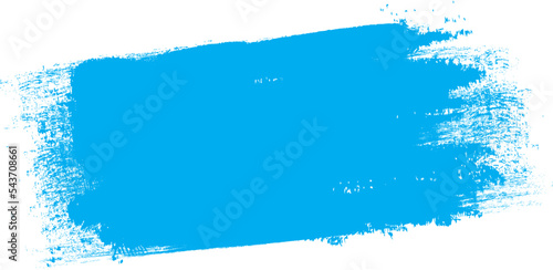 Blue brush stroke isolated on background. Paint brush stroke vector for blue ink paint, grunge design element, dirt banner, watercolor design, dirty texture. Trendy brush stroke, vector illustration