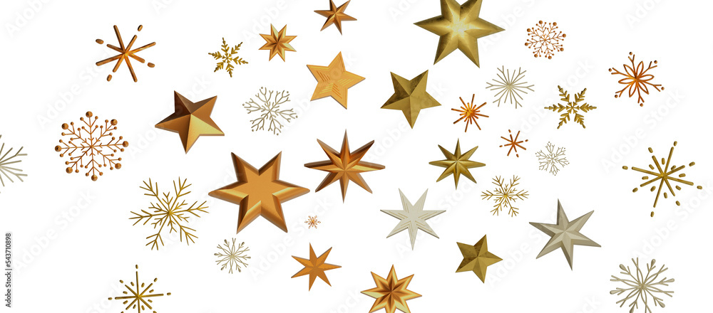 Holiday golden decoration, glitter frame isolated Holiday golden decoration, glitter frame isolated