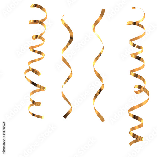 red and yellow ribbons