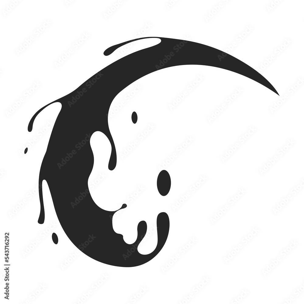 Splash vector icon.Black vector icon isolated on white background splash . Splash vector icon.Black vector icon isolated on white background splash .