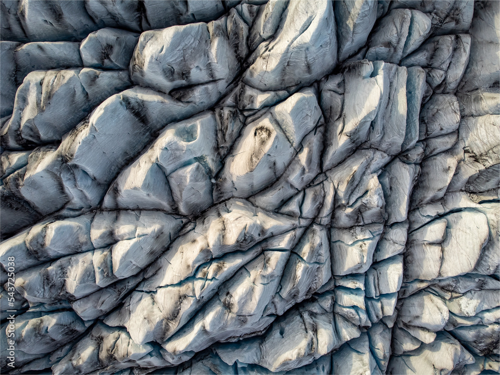 Obraz premium Glacier from above