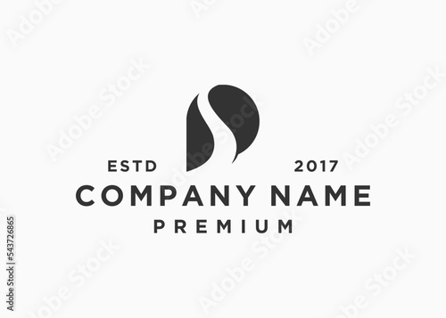 letter ps logo design vector illustration template