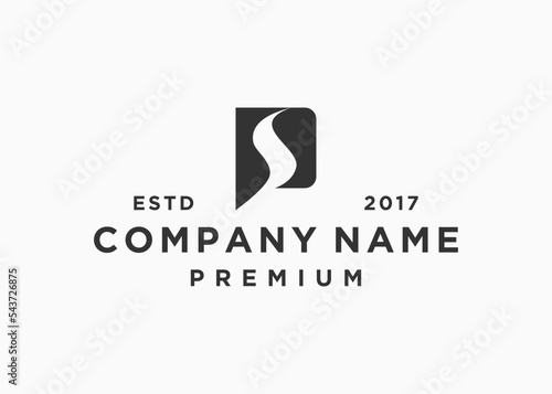 letter ps logo design vector illustration template