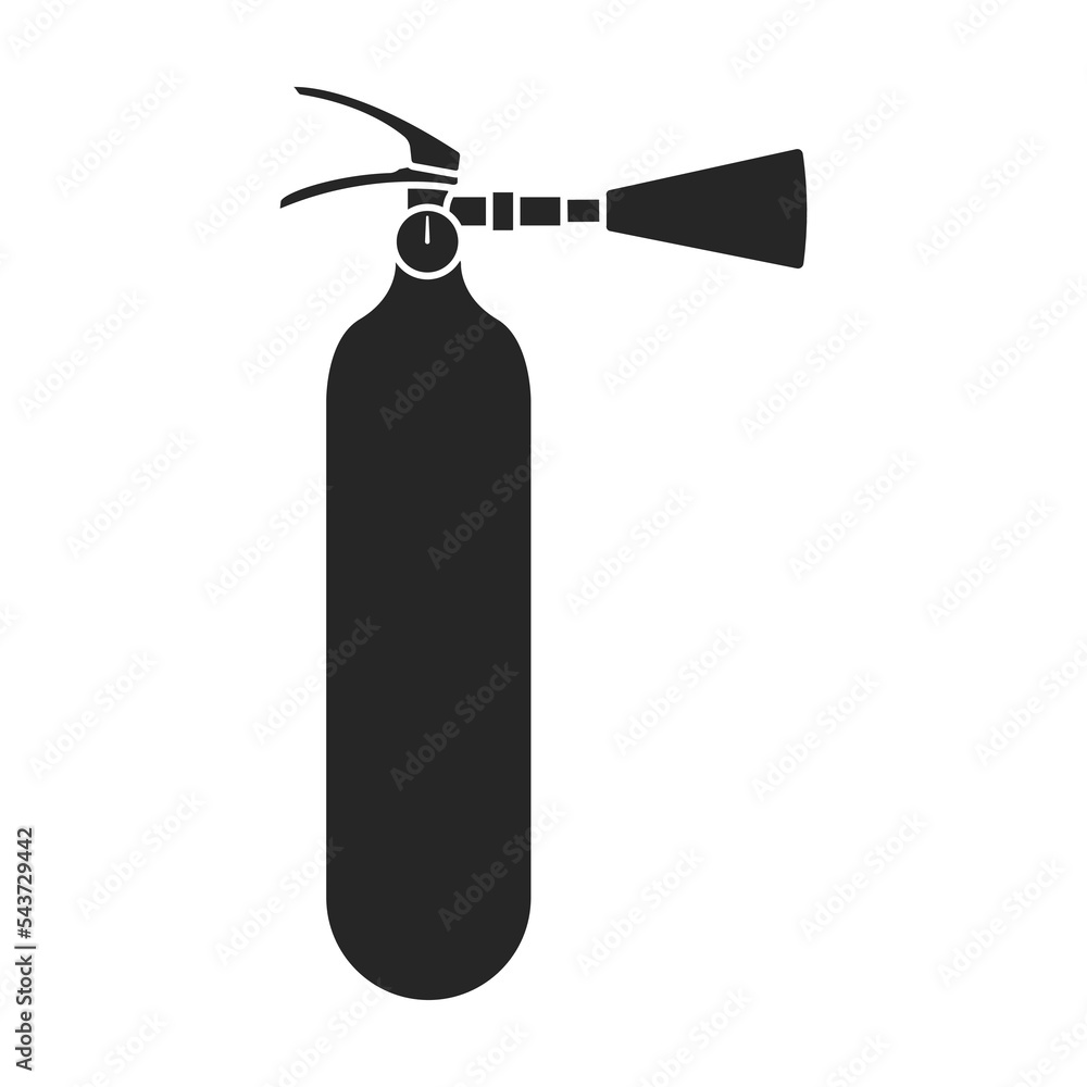 Extinguisher vector icon.Black vector icon isolated on white background extinguisher . Extinguisher vector icon.Black vector icon isolated on white background extinguisher .