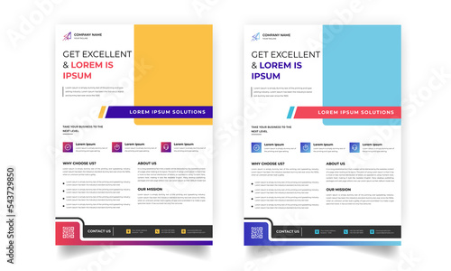 Business Services Flyer Design

• Easy to edit
• RGB/CMYK color mode
• A4 Size
• Free Font
• Place your own photo, image, or banding