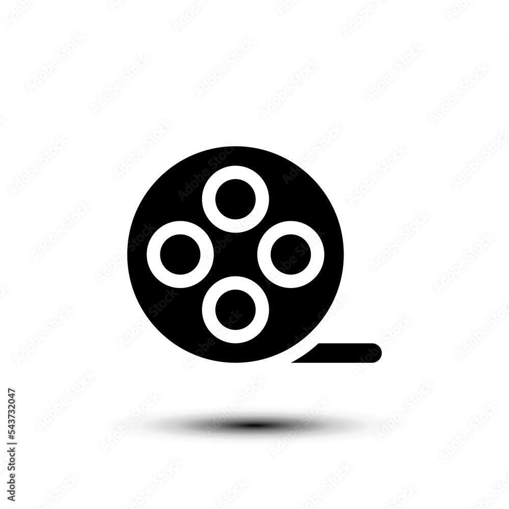 Film icon. flat design vector illustration for web and mobile