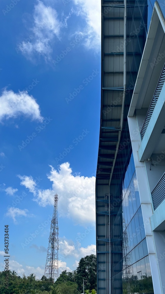 Naklejka premium blue Sky