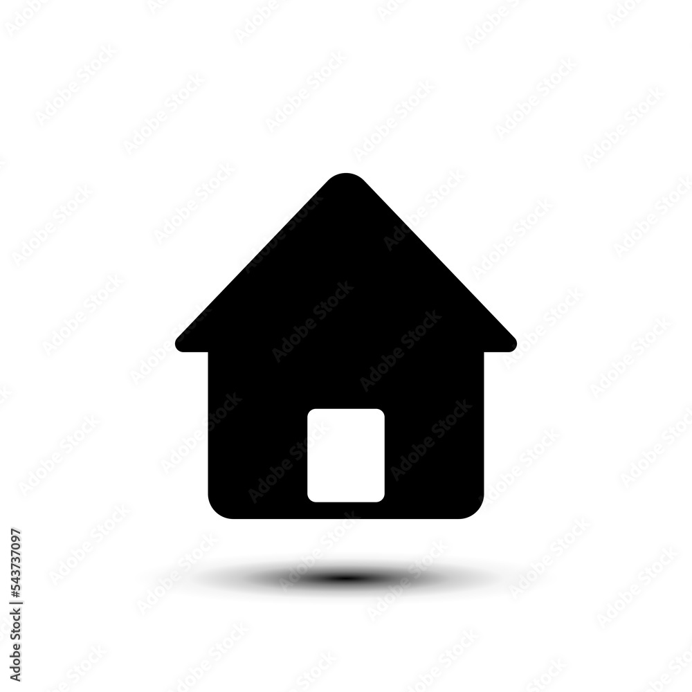 Home icon. flat design vector illustration for web and mobile Home icon. flat design vector illustration for web and mobile