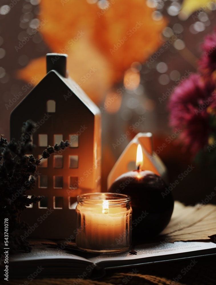 christmas tree and candles Stock Photo Adobe Stock