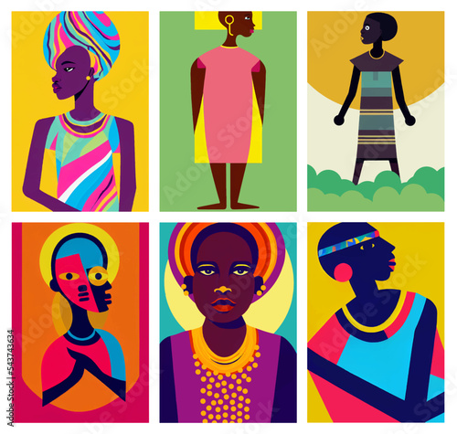 Afrika Illustrationen