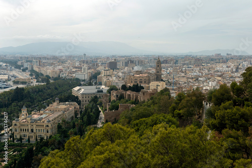 View of Malaga from the Alcazaba © skovalsky