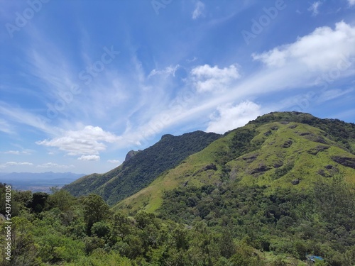 Daytime view of the Hills in Kerala