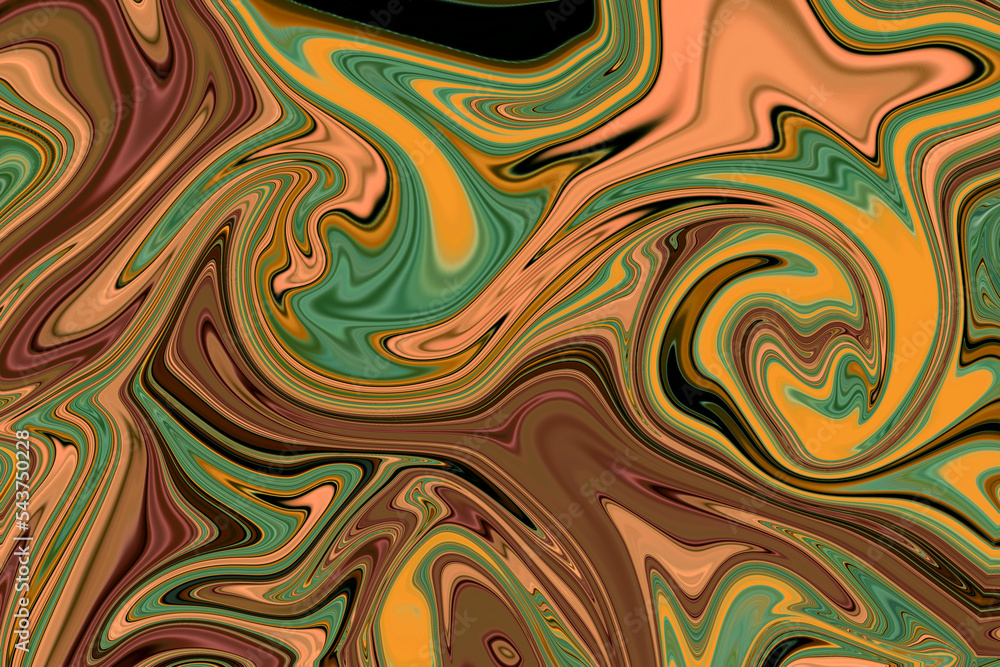 Obraz premium Abstract Liquid Paint Digital Paper