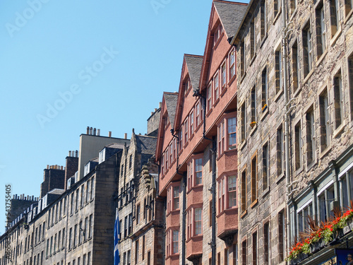 Historic gables and facades along Royal Mile © Brian Scantlebury