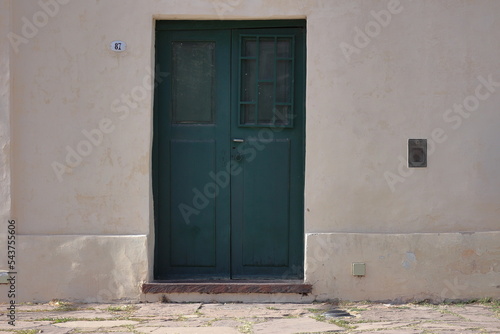 Salta, Argentina, october, 2022: Details of one colonial building door in Salta, North of Argentina  © JP CARNEVALLI