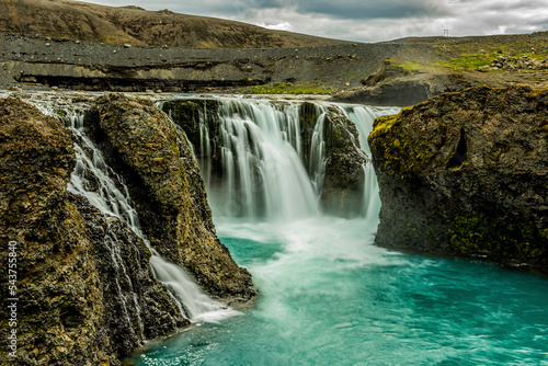 Wasserfall Island