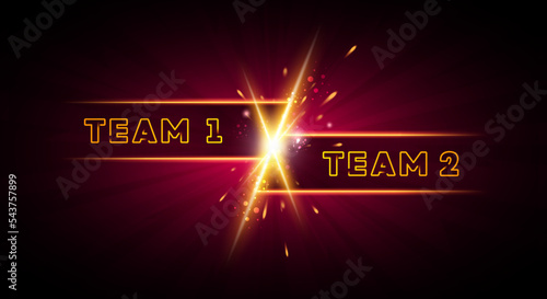 Battle Concept, Team 1 Versus Team 2 