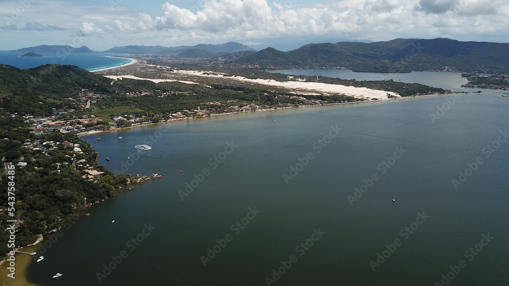 Obraz premium Aereo Lagoa da Conceição em Florianópolis - SC
