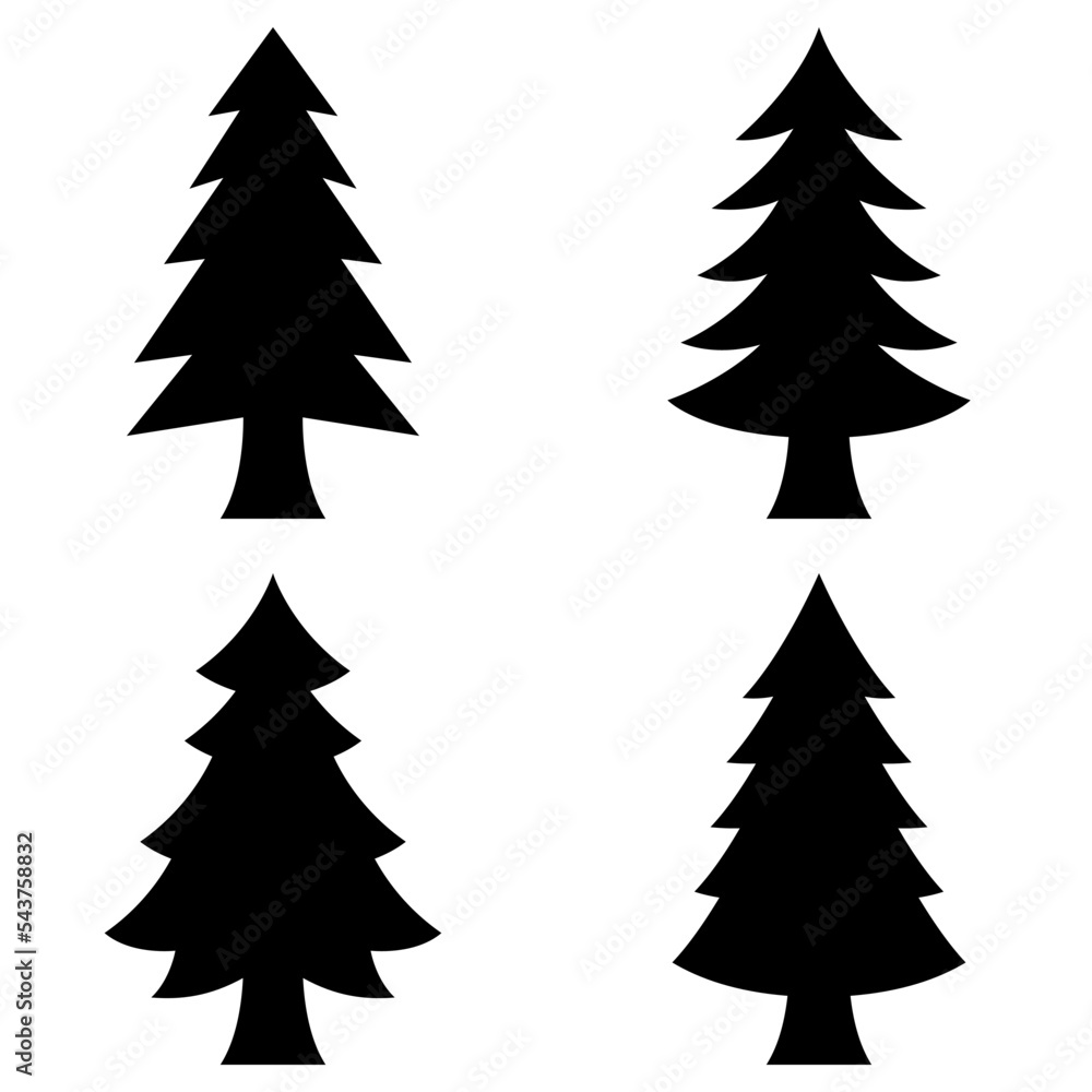 Christmas Tree isolated on white background Christmas Tree isolated on white background