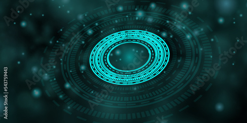 Sci fi futuristic user interface, HUD, Technology abstract background , Vector illustration.