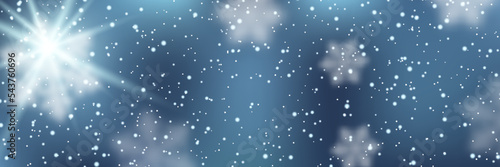 Wallpaper Mural Christmas and New Year banner, party invitation card, booklet, horizontal flyer, coupon, gift voucher vector design template Torontodigital.ca