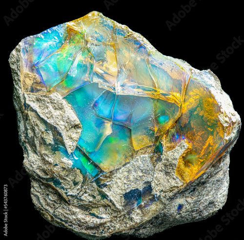 the beautiful colors of opal
