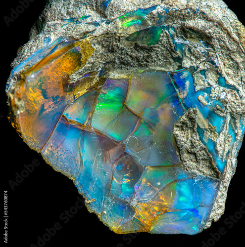 Tableau sur toile the beautiful colors of opal