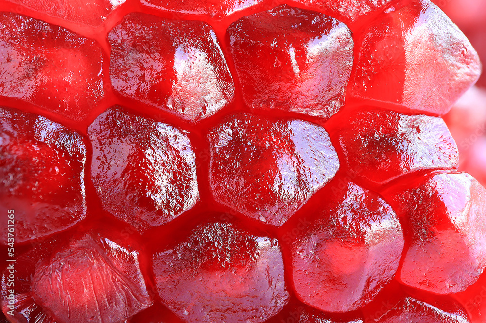 Background texture of a Pomegranate seeds fruit. Close up of fresh pomegranate seeds. Background texture of a Pomegranate seeds fruit. Close up of fresh pomegranate seeds.