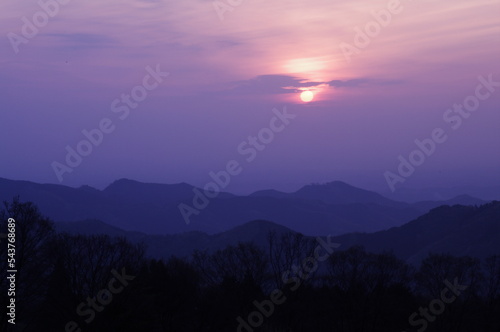 beautiful sunrise.sky,,sun,spring,mountain,landscape