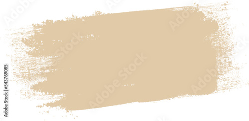Beige  stroke isolated on background. Paint  stroke vector for beige ink paint, grunge design element, dirt banner, watercolor design, dirty texture. Trendy  stroke, vector illustration