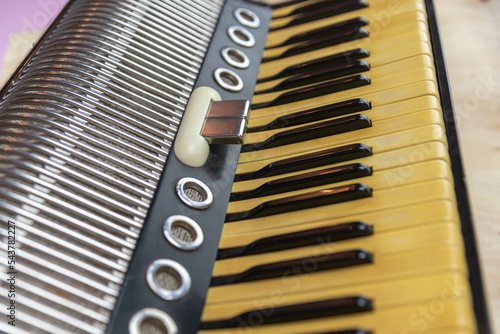 black piano accordion photo