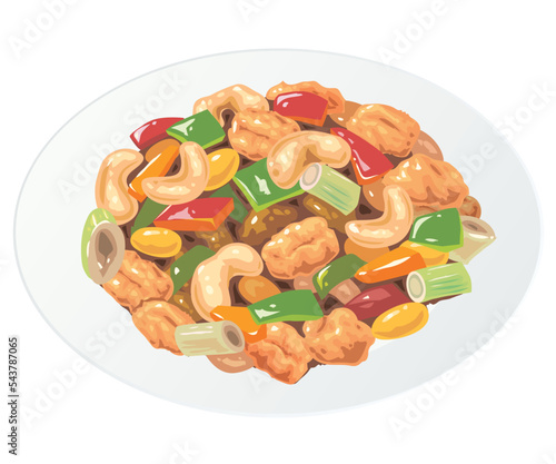 鶏肉とカシューナッツ炒め