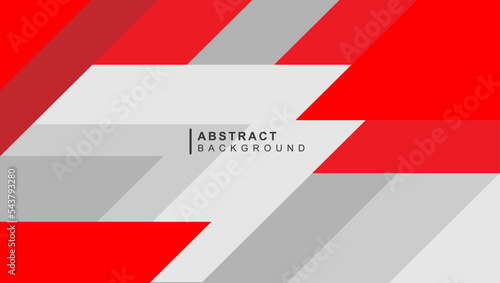 Red white abstract background vector