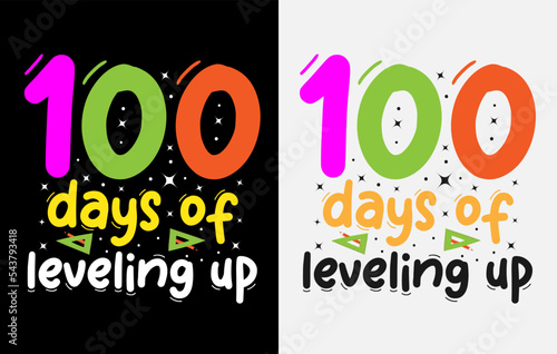 100th days of school t shirt , hundred days t shirt design set