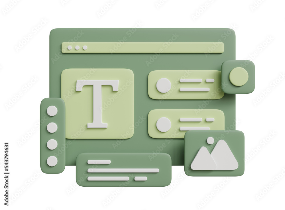 Web UI UX Design concept. 3D Web development and interface design. SEO optimization marketing. 3D rendering. Web UI UX Design concept. 3D Web development and interface design. SEO optimization marketing. 3D rendering.