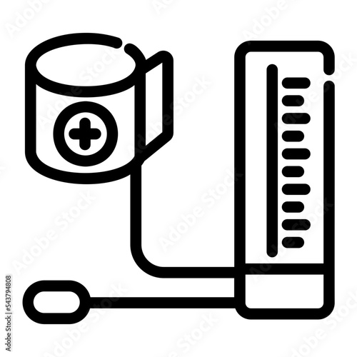 blood pressure meter icon
