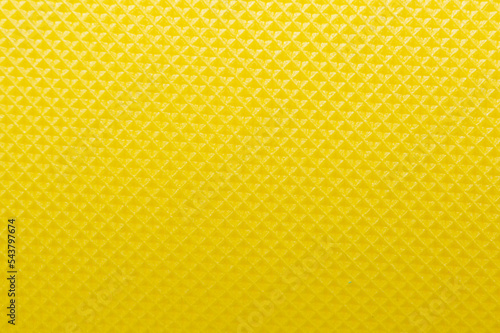 Yellow polyethylene foam as background