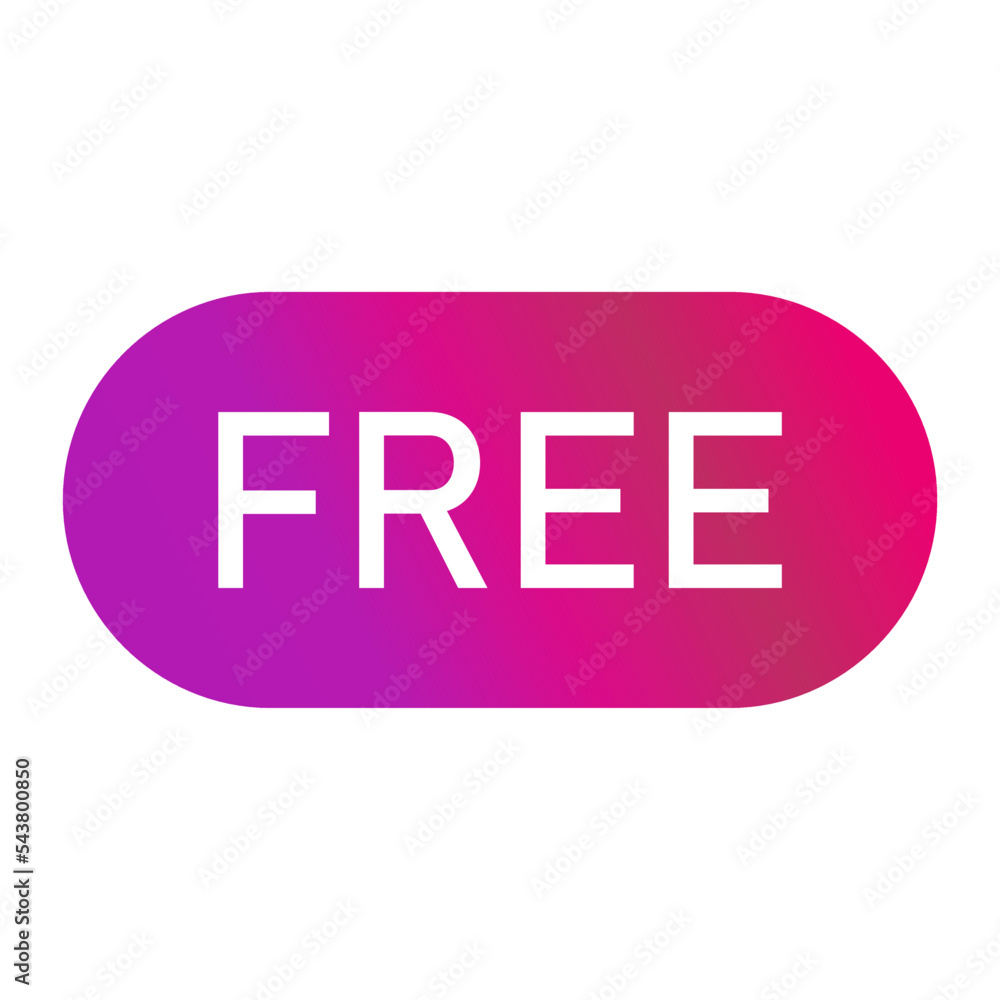 Free web button sign, promotion design label icon, gratis business vector illustration Free web button sign, promotion design label icon, gratis business vector illustration