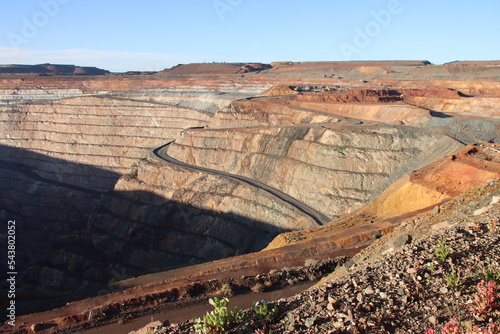 The Super Pit in Kalgoorlie, Western Australia. photo